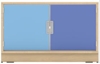 Image sur Armoire S avec 1 étagère et plinthe BLANC